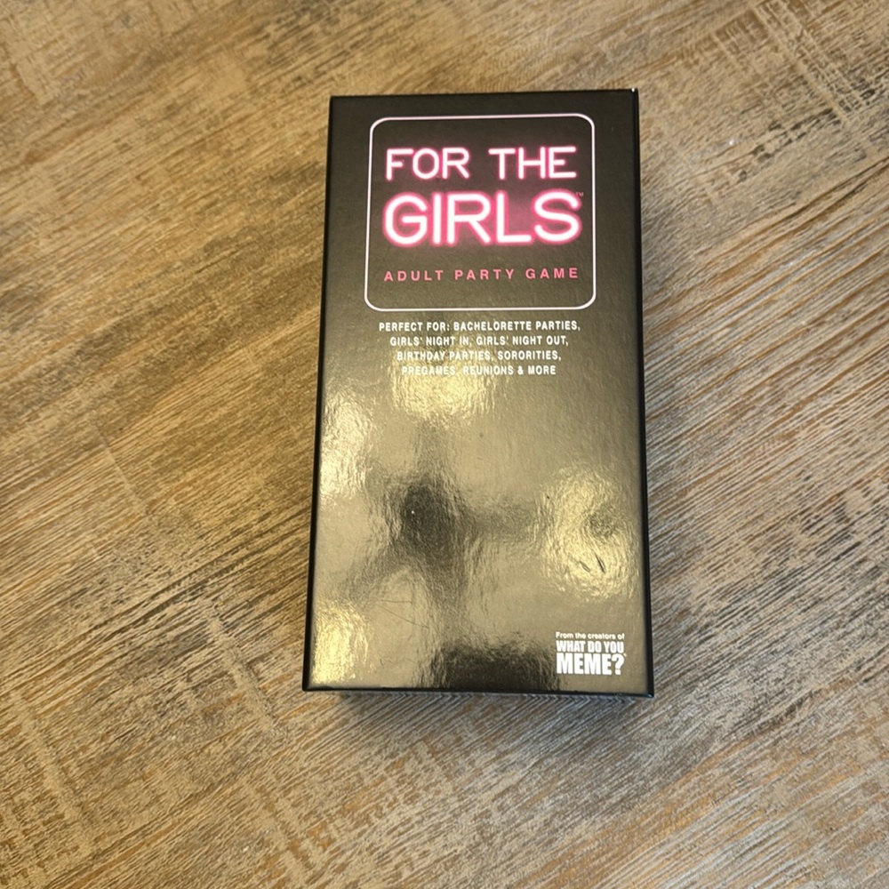For The Girls. Card game.